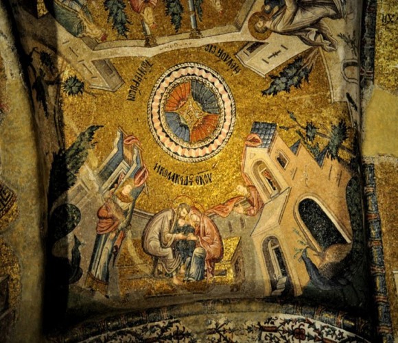 Life of the Virgin Mary in Comic Book Style in Chora